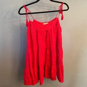 Altar'd state red lace dress